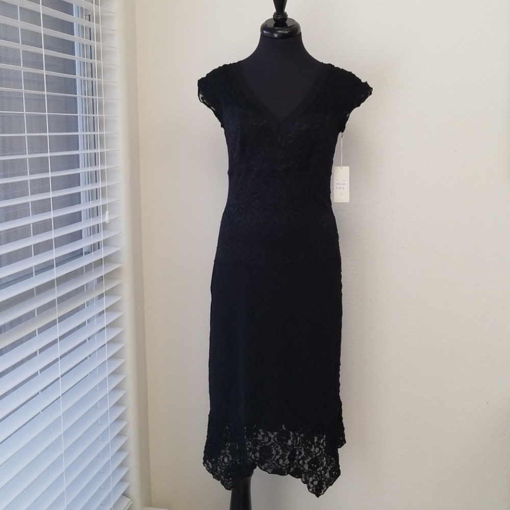 Black Lace Dress by Papillon Blanc